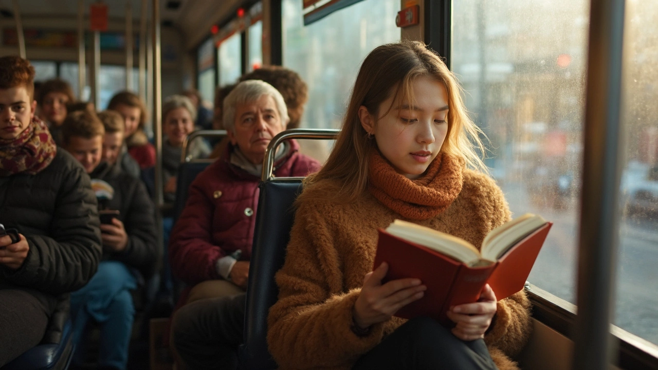 Можно ли читать книги в автобусе: советы и личный опыт